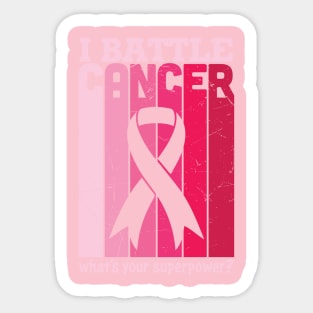 Battle Cancer Sticker